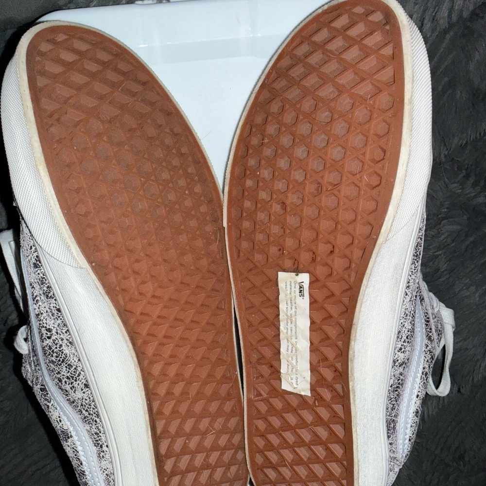 Vans Women's Metallic Pink Sneakers - Picture 3 of 4